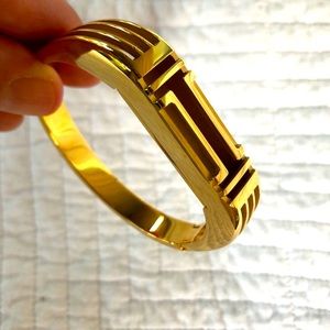 Tory Burch Gold Tone Fitbit bracelet watch band